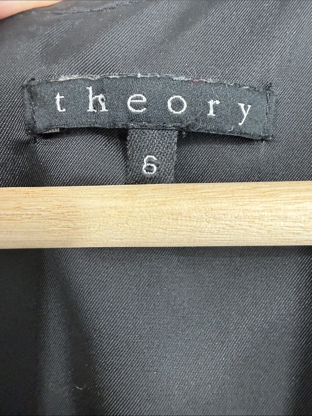 Theory Black Sleeveless Mini Shift Dress Size 6 - Picture 2 of 6